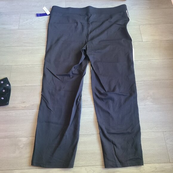 NEW Nygard Slims Plus Pleather Pants with Stripe 3X CA$20 - Picture 2 of 5